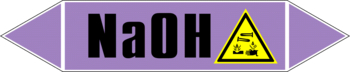 Маркировка трубопровода "na(oh)" (a07, пленка, 716х148 мм)" - Маркировка трубопроводов - Маркировки трубопроводов "ЩЕЛОЧЬ" - ohrana.inoy.org